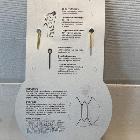 OOK Hillman Deluxe Plate Hanger Set NWT - Picture 5 of 6